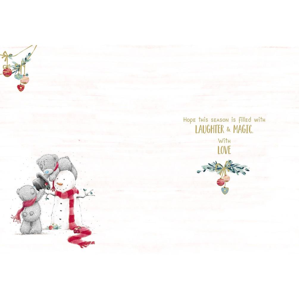 Across The Miles  Me to You Bear Christmas Card Extra Image 1